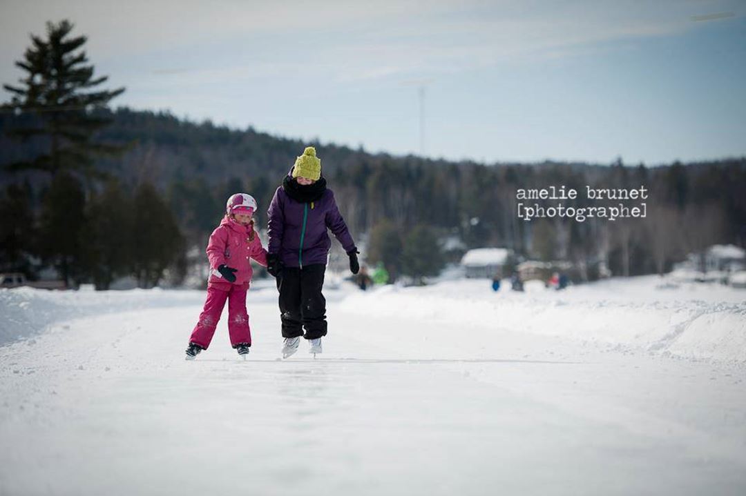 Patinoire extérieure à Saint-Alphonse-Rodriguez