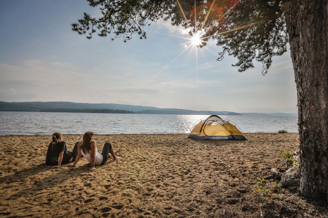 Beach of Parc régional du Lac Taureau