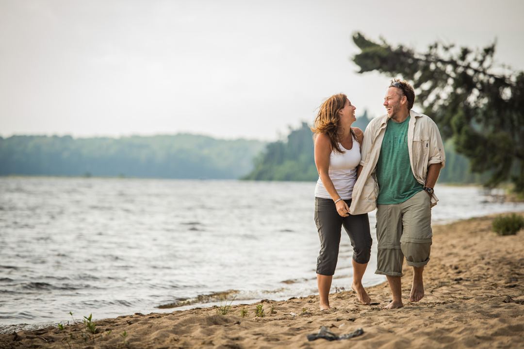Beach of Parc régional du Lac Taureau