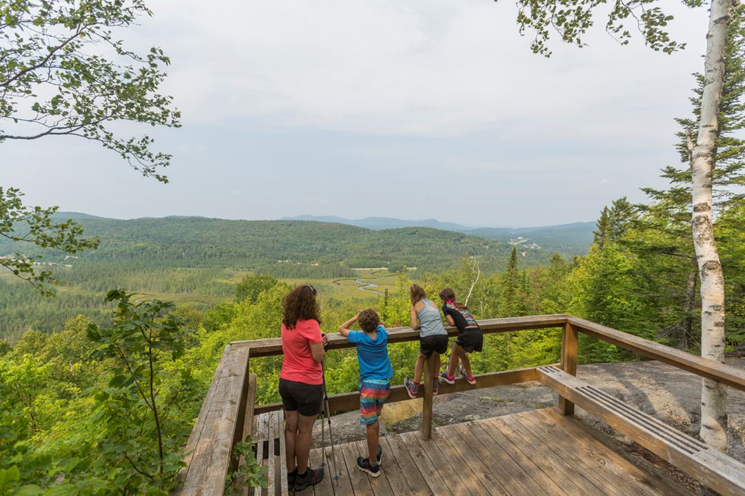Hiking and viewpoint Parc régional de la Forêt Ouareau