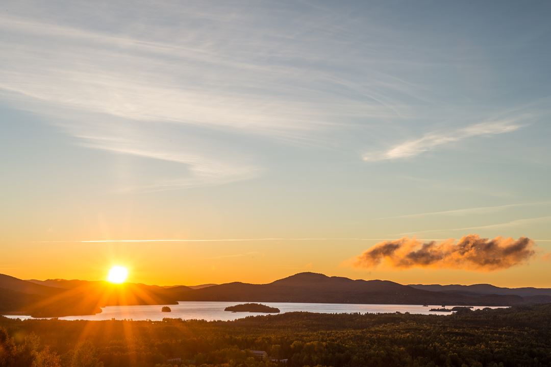 Le Mont-Sourire à Saint-Donat en automne