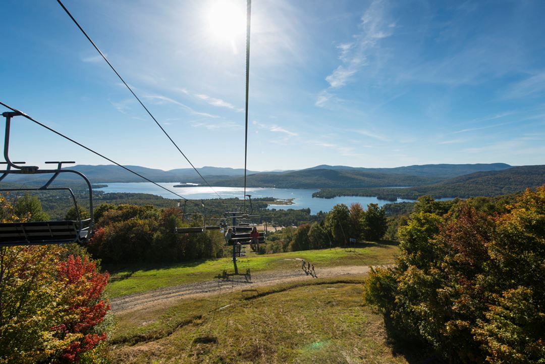 Vue de la montagne de Saint-Donat