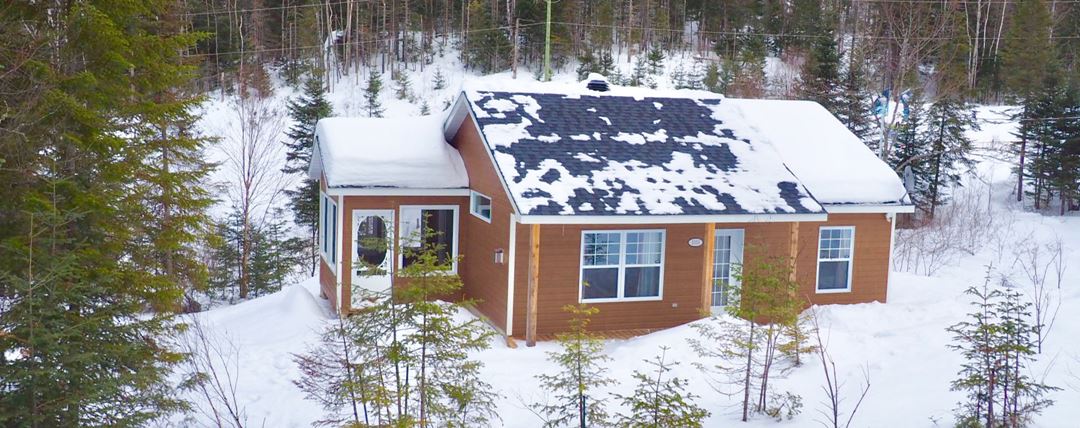 Chalet Le Hibou en hiver