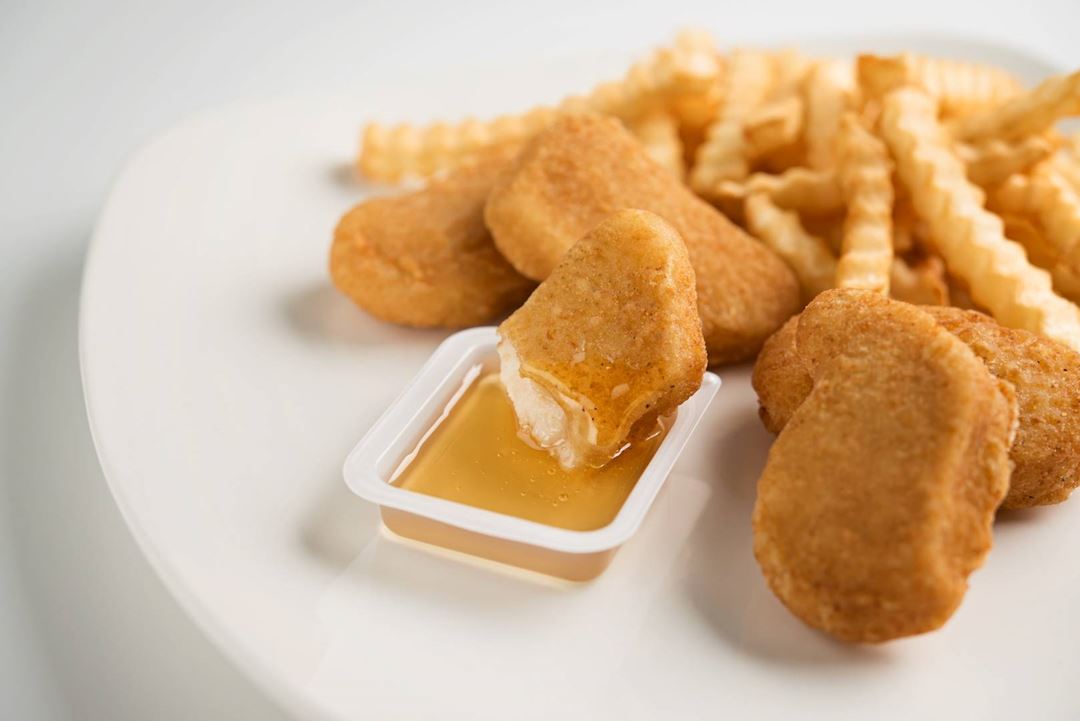 Croquettes de poulet.