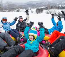 Glissades en famille