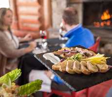 Menu gourmand à l'Auberge du Lac Taureau