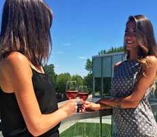 5 to 7 on the terrace of the Musée d'art de Joliette