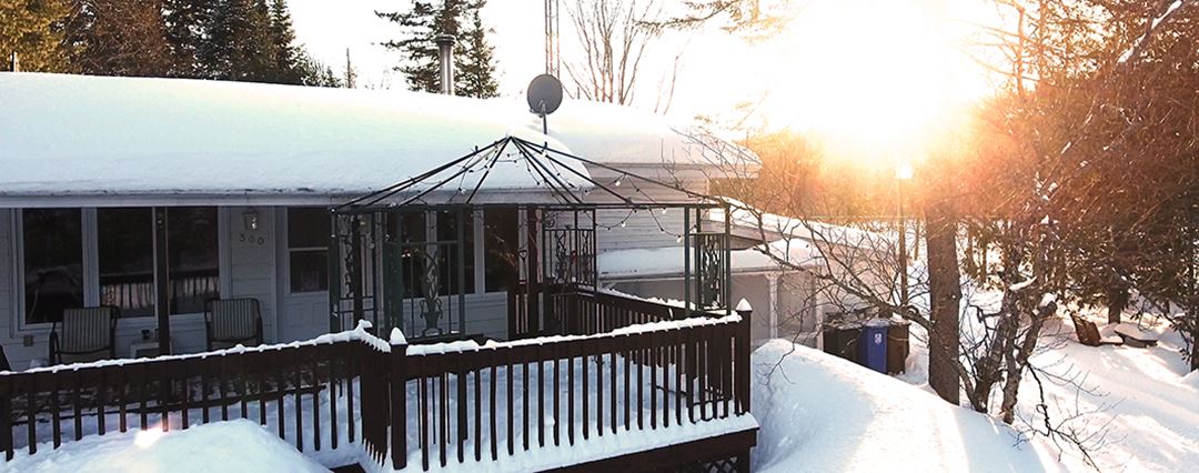 Chalets Clochette en hiver