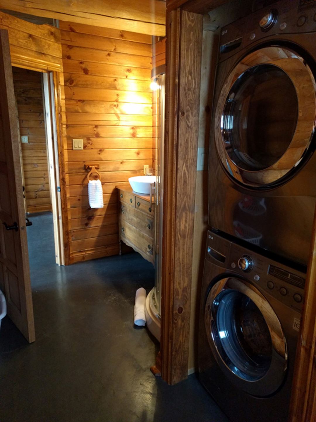 Salle de bain au Jadanie chalet