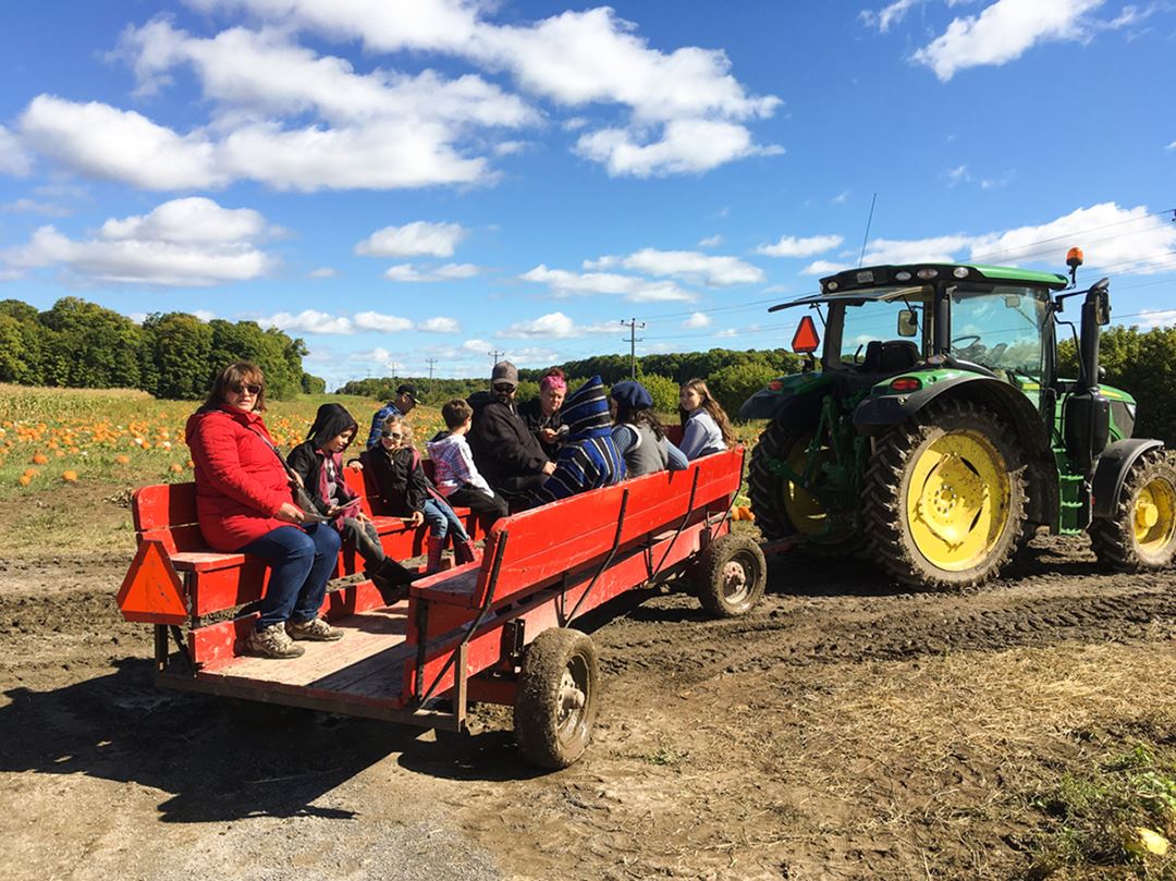 Tours de tracteurs at Ferme Mathieu Lavoie