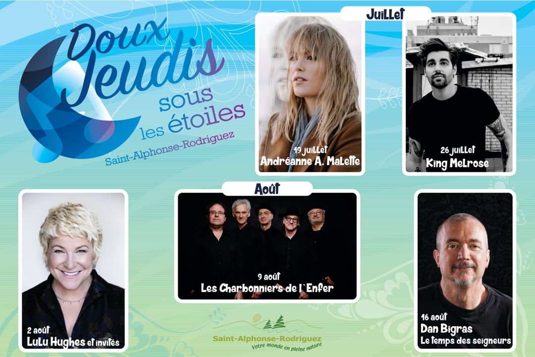 Doux jeudis sous les étoiles in Saint-Alphonse-Rodriguez poster