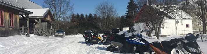 Snowmobile at ULM Québec