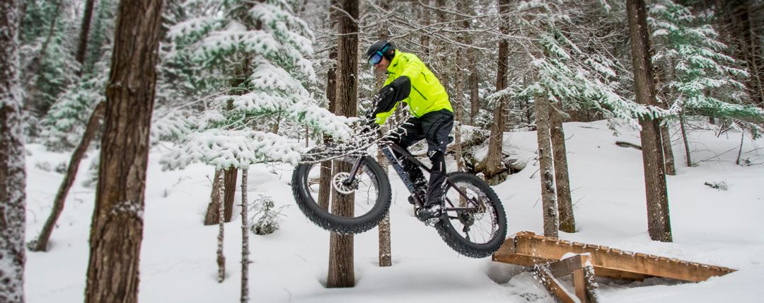 Fat bike at parc Louis-Philippe-De Grandpré