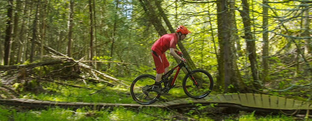 Mountain bike at Parc Louis-Philippe De Grandpré