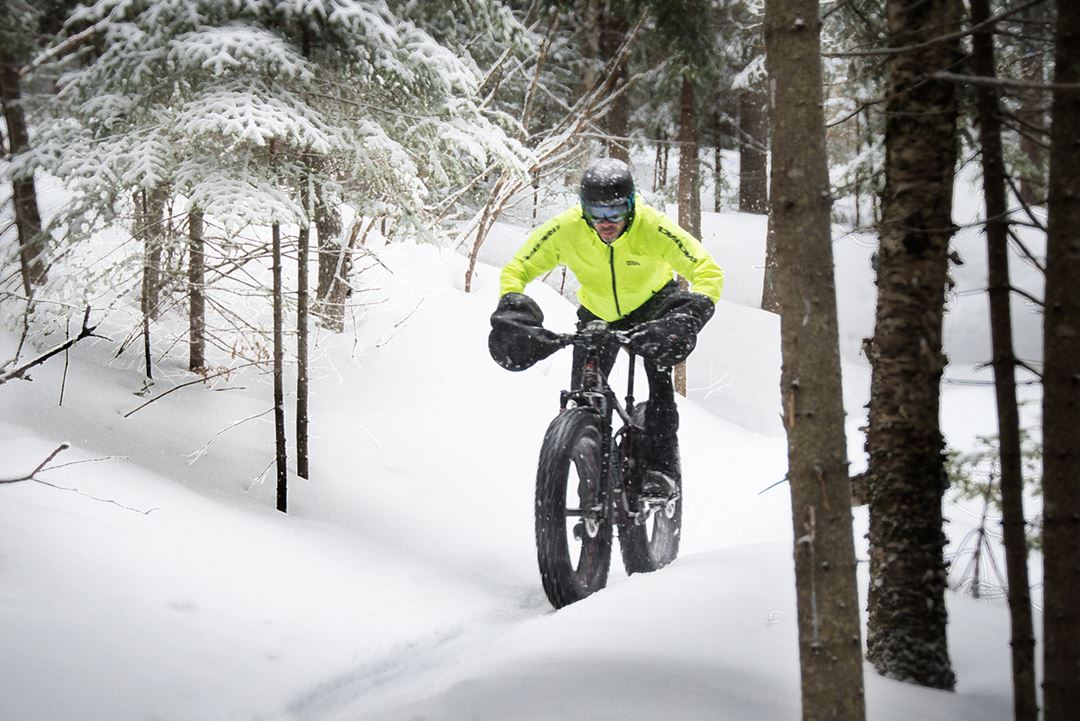 Fat bike at parc Louis-Philippe-De Grandpré