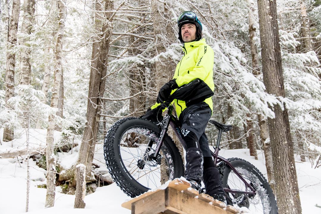 Fat bike at parc Louis-Philippe-De Grandpré