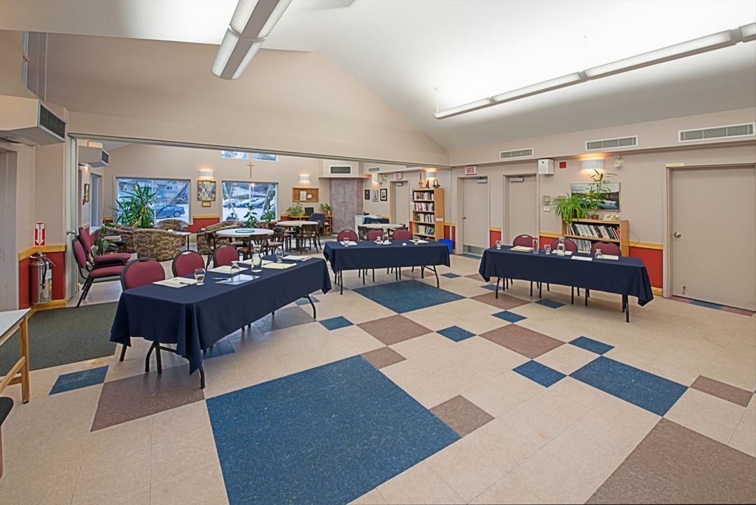 Reception room at Havre Familial