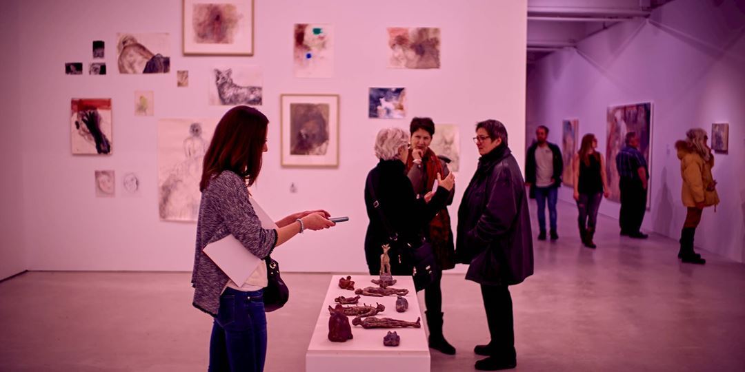 Exhibition hall at Musée d'art de Joliette