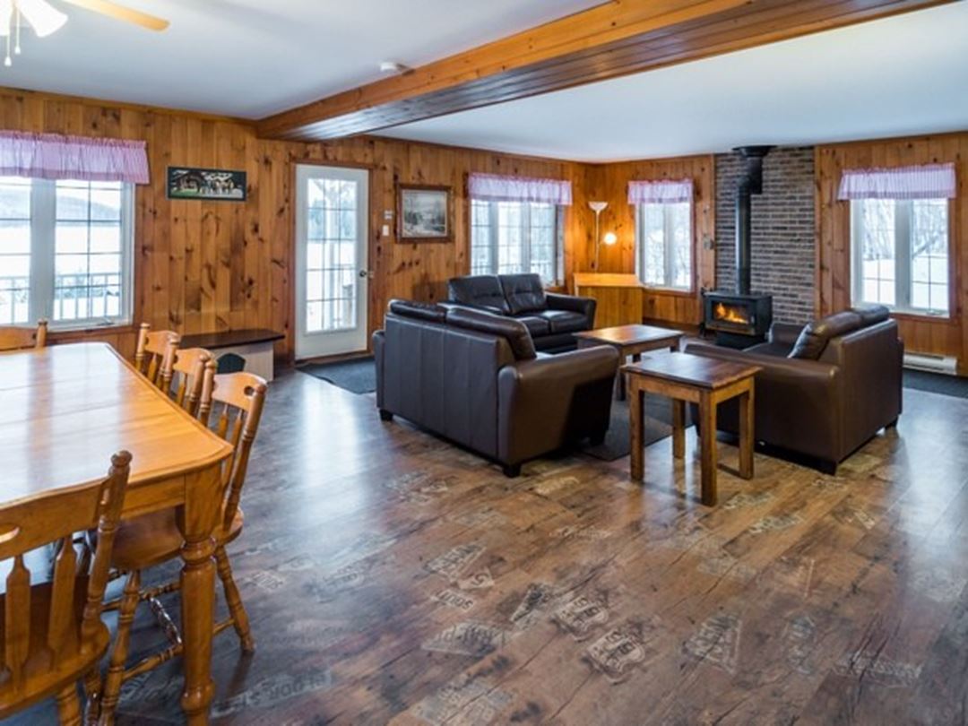 Living room Pourvoirie du Lac Blanc