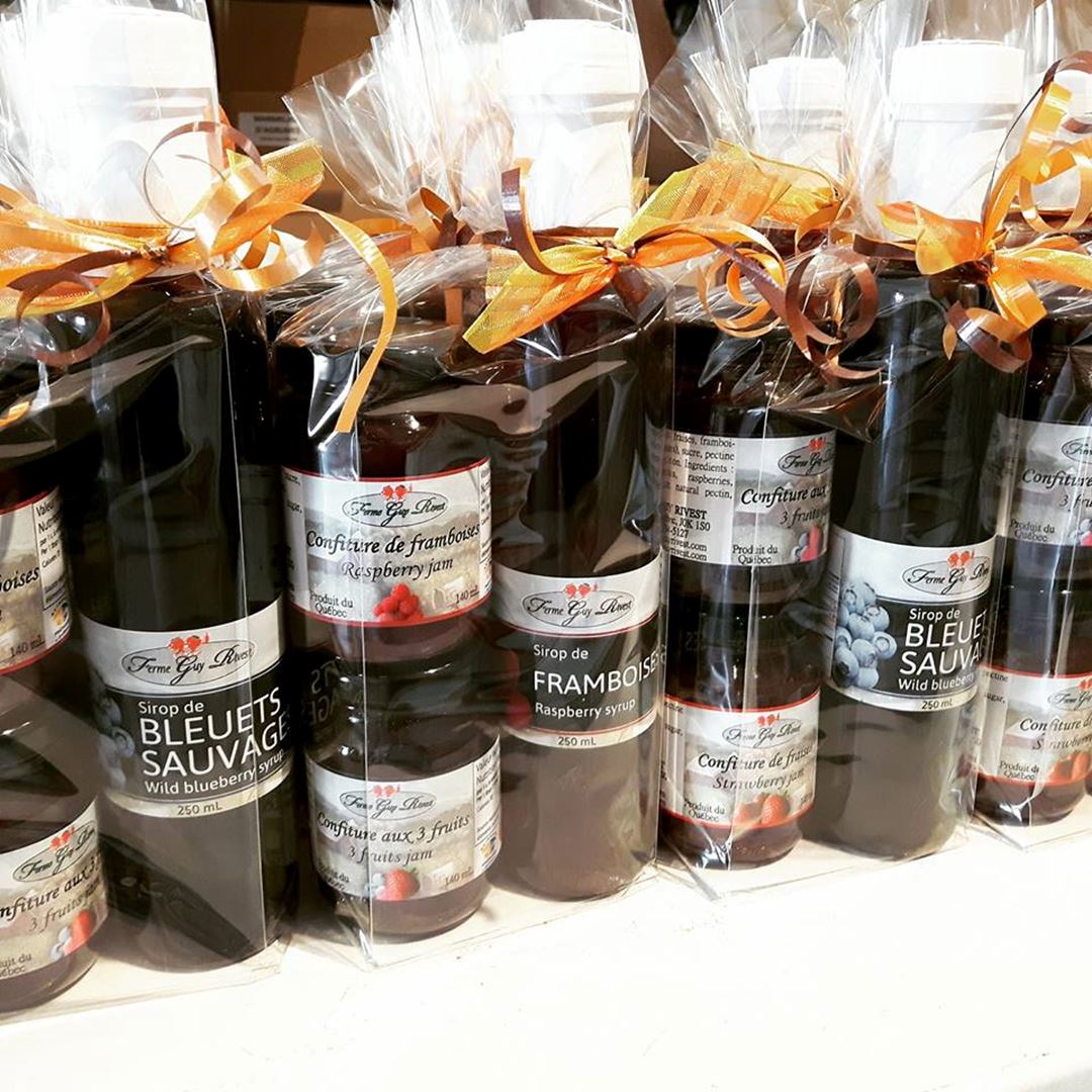 Syrup and jams from Ferme Guy Rivest