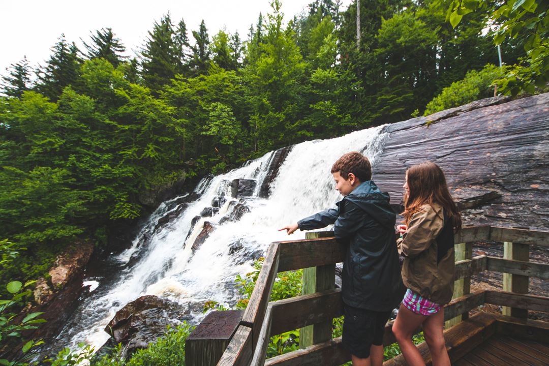 Chute-aux-Rats in Parc national du Mont-Tremblant