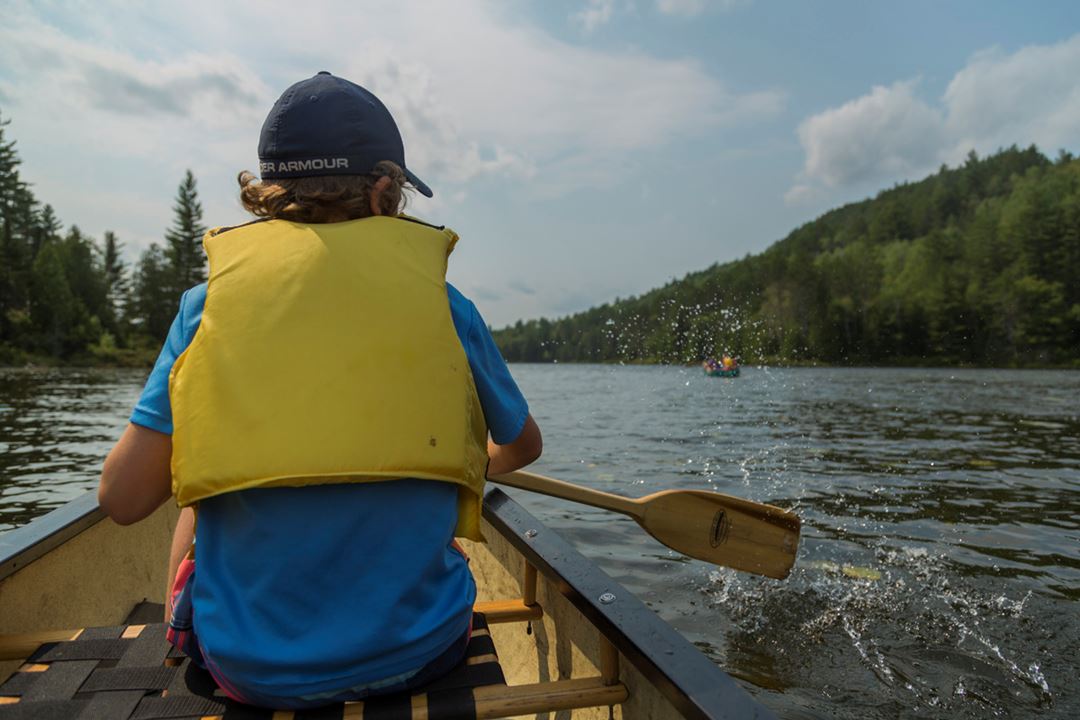 Canoe Parc régional de la Forêt Ouareau