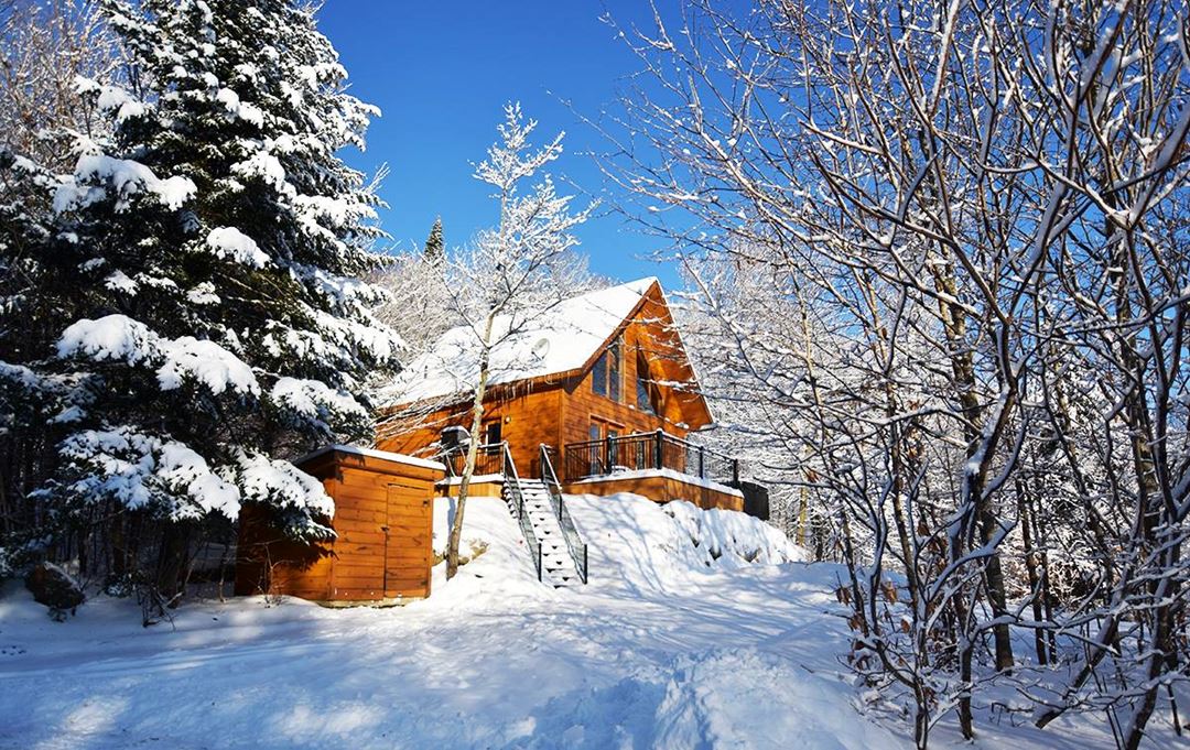 Chalets Évasion en hiver