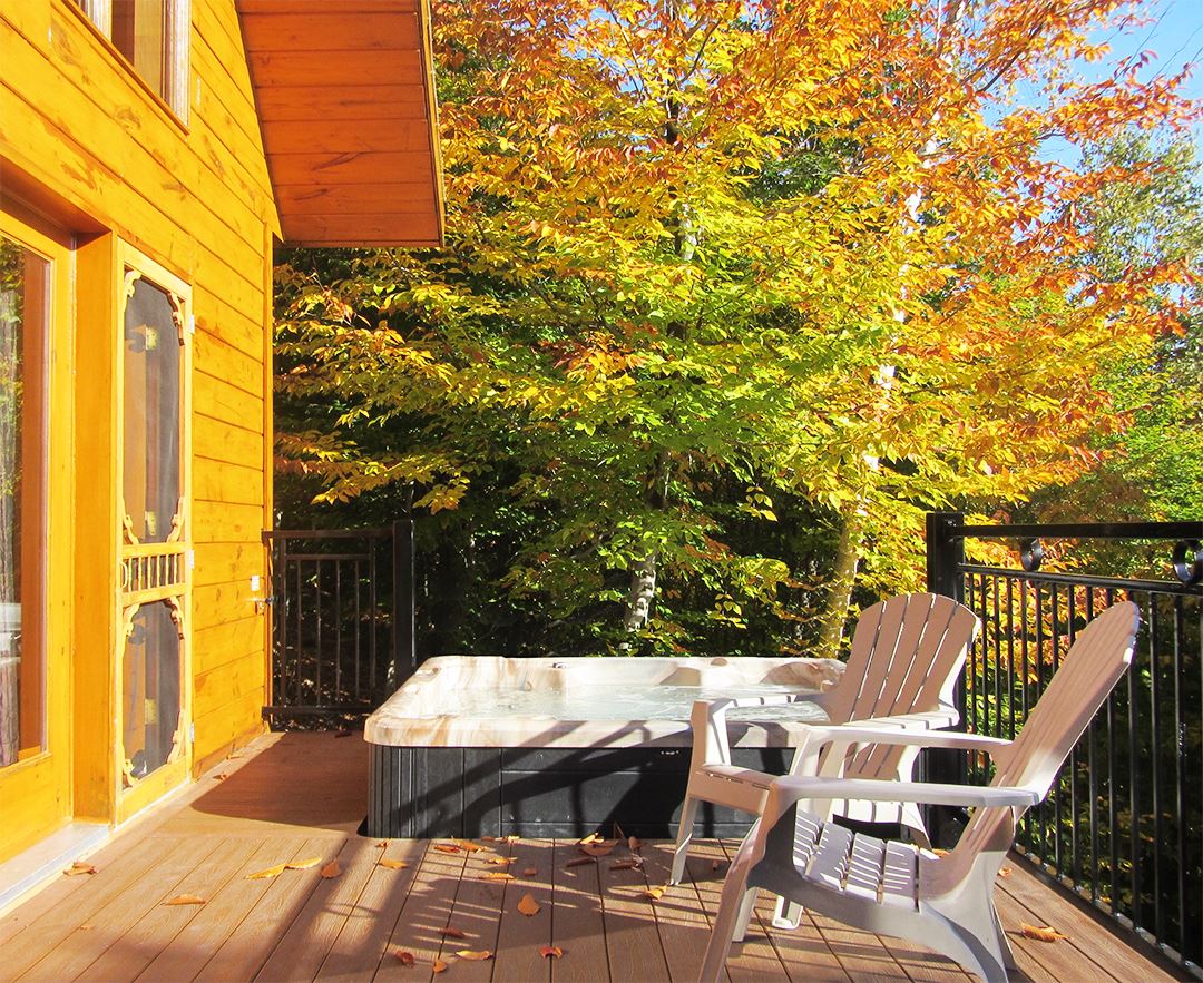 Fall at Chalets Évasion