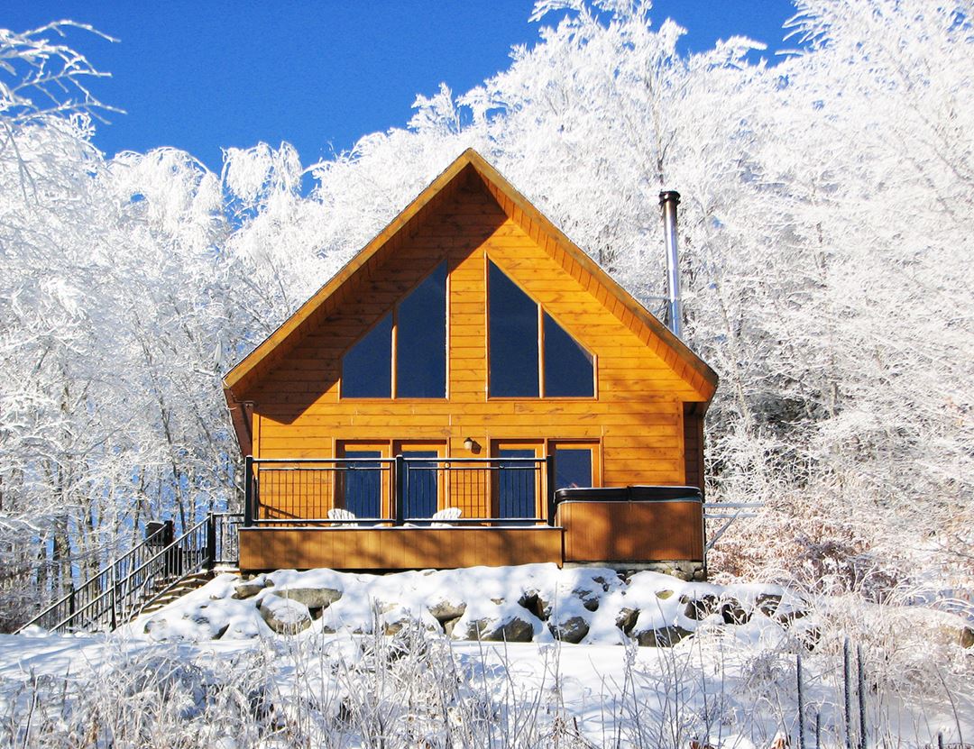 Chalets Évasion en hiver