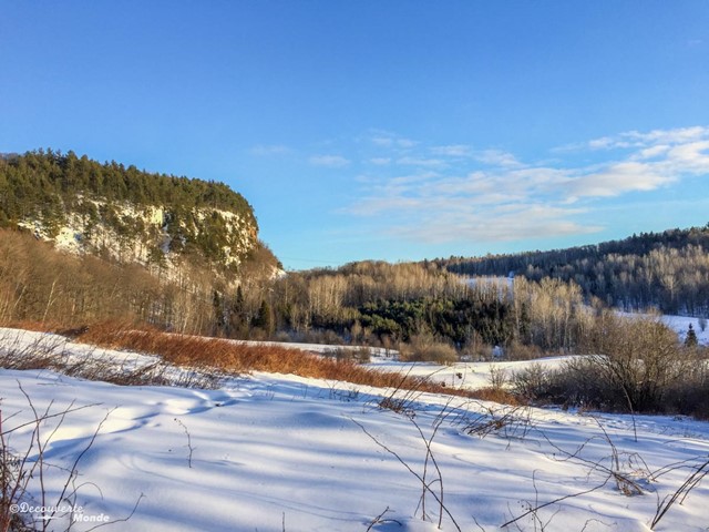 montagne coupée