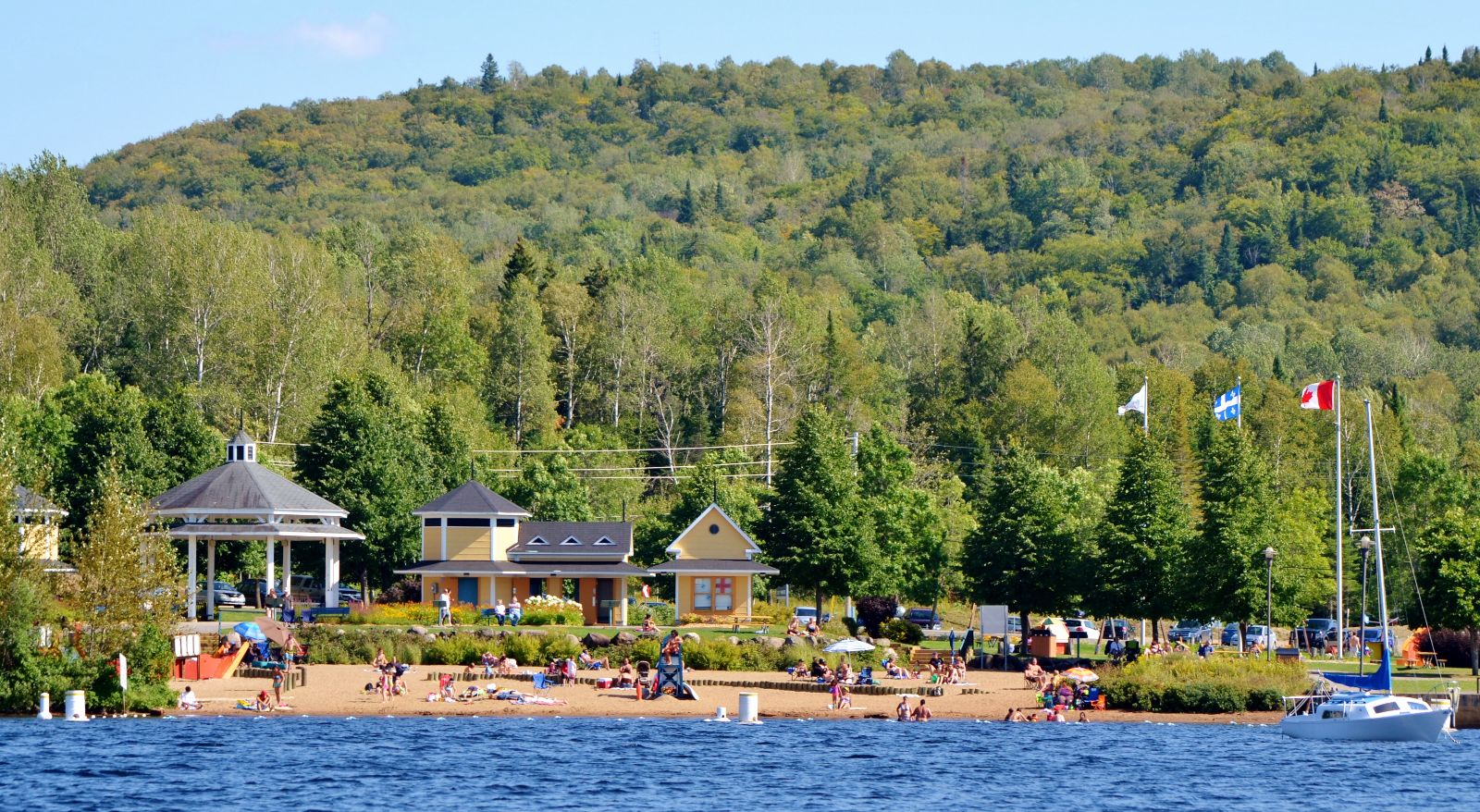 plage du parc des pionniers st-donat